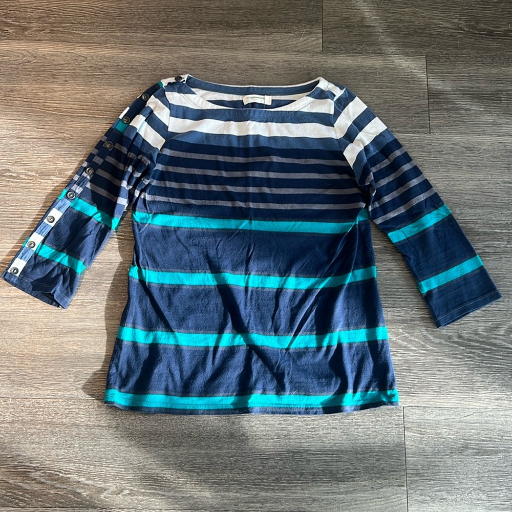 Anthropologie Pilcro striped 3/4 sleeve tee